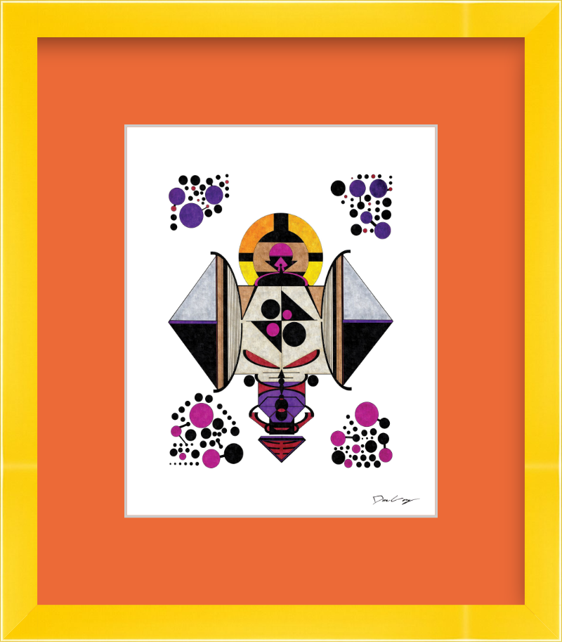 "Demon Shrine" Framed Fine Art Print (Giclée)