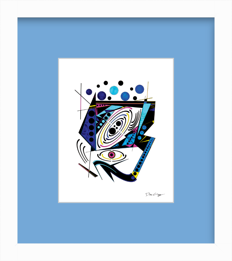 "90s Traffic" Framed Fine Art Print (Giclée)