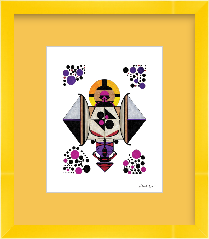 "Demon Shrine" Framed Fine Art Print (Giclée)