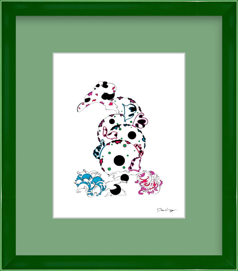 "Don't Be Koi" Framed Fine Art Print (Giclée)