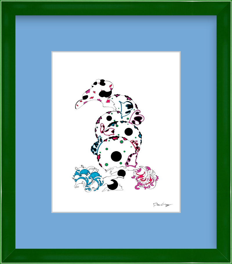 "Don't Be Koi" Framed Fine Art Print (Giclée)