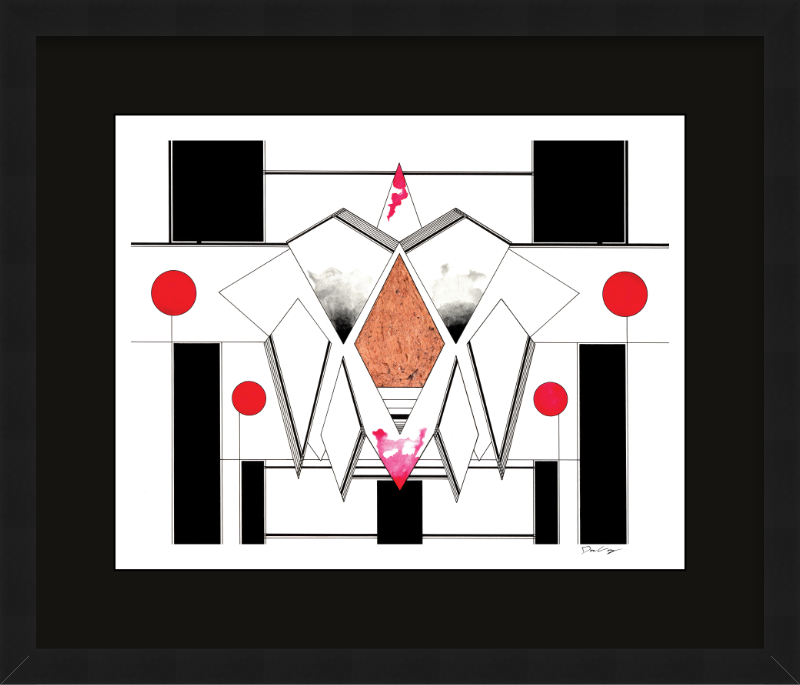 "Copper Heaven" Framed Fine Art Print (Giclée)