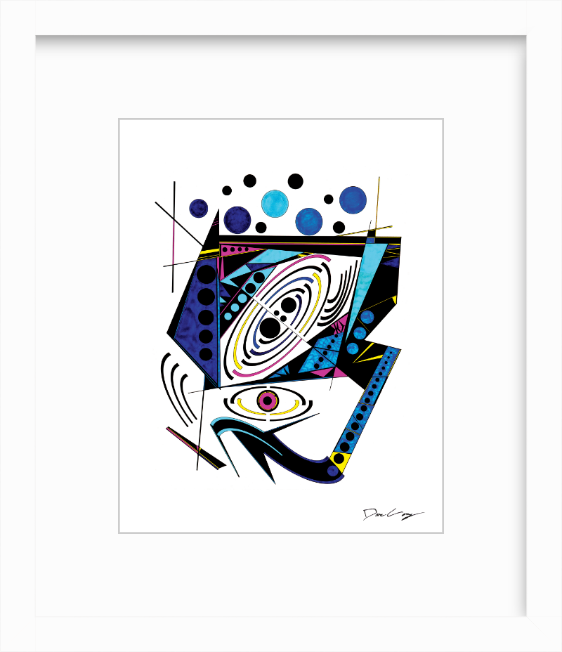 "90s Traffic" Framed Fine Art Print (Giclée)