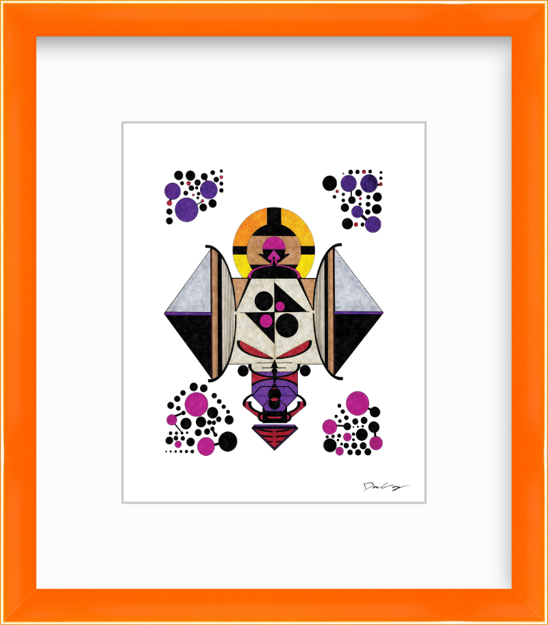 "Demon Shrine" Framed Fine Art Print (Giclée)