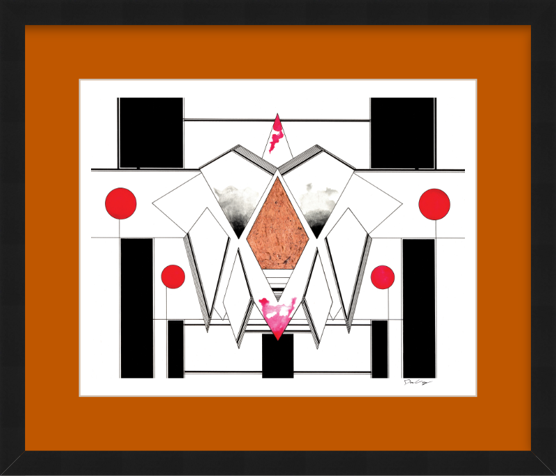 "Copper Heaven" Framed Fine Art Print (Giclée)