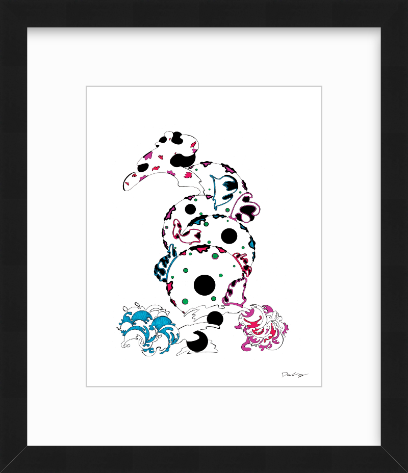 "Don't Be Koi" Framed Fine Art Print (Giclée)