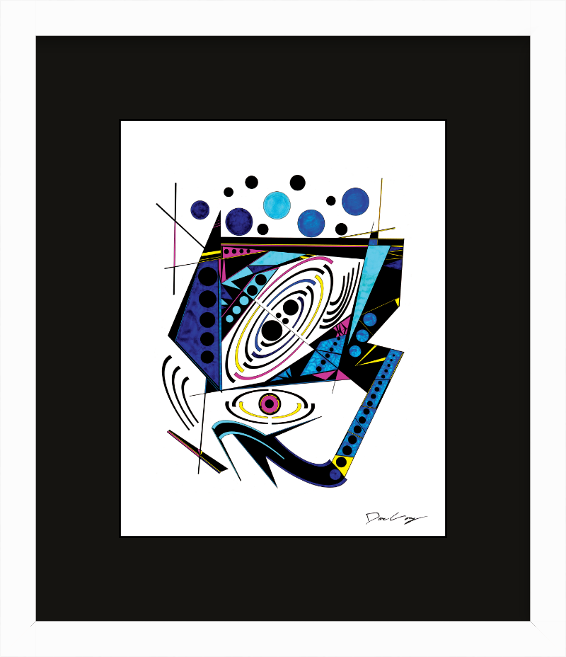 "90s Traffic" Framed Fine Art Print (Giclée)