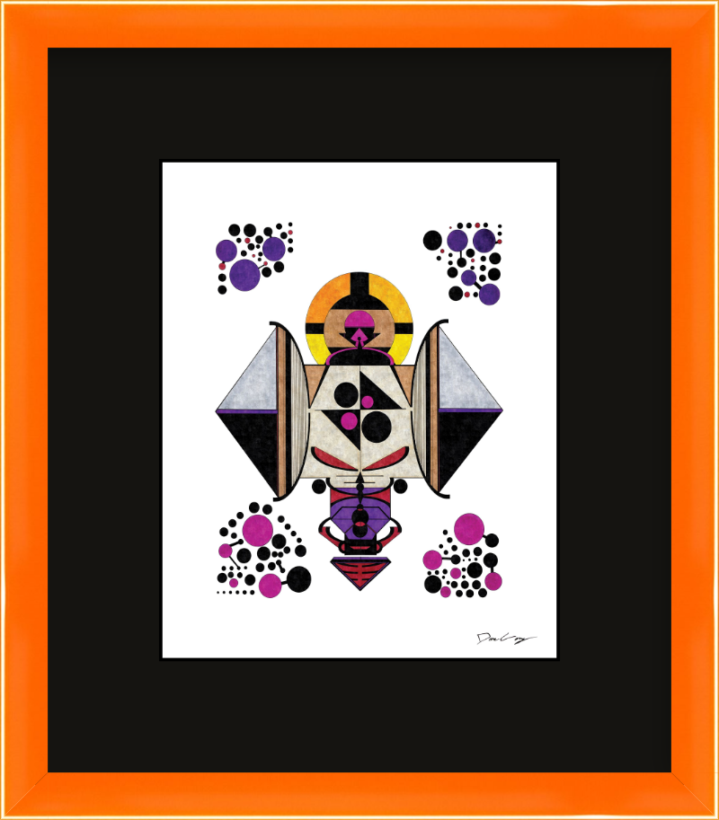 "Demon Shrine" Framed Fine Art Print (Giclée)