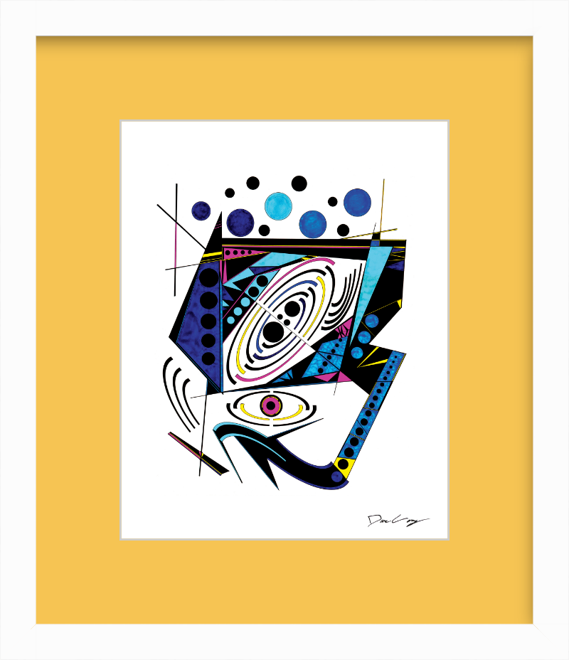 "90s Traffic" Framed Fine Art Print (Giclée)
