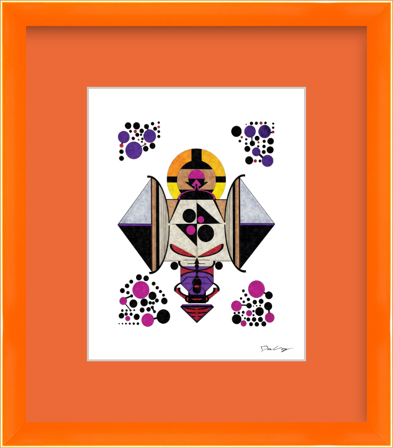 "Demon Shrine" Framed Fine Art Print (Giclée)