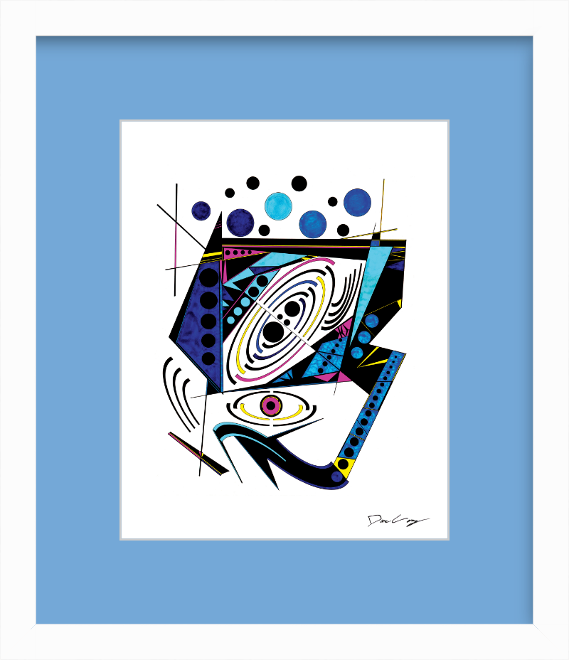 "90s Traffic" Framed Fine Art Print (Giclée)