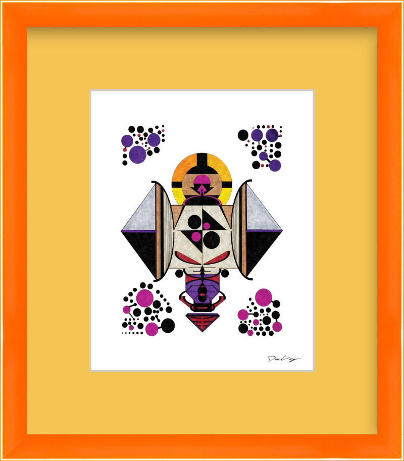 "Demon Shrine" Framed Fine Art Print (Giclée)