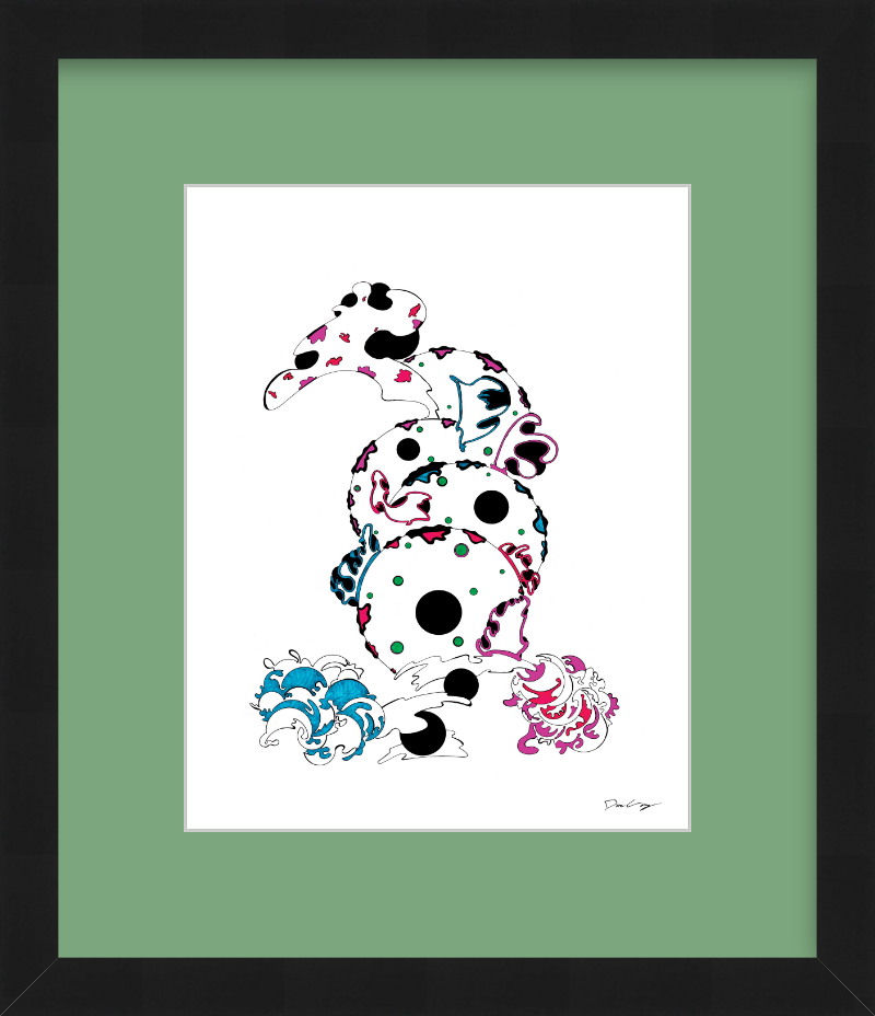"Don't Be Koi" Framed Fine Art Print (Giclée)