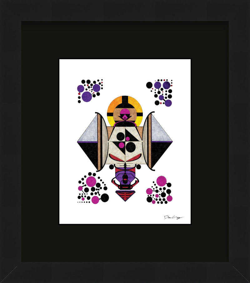 "Demon Shrine" Framed Fine Art Print (Giclée)