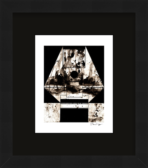 "Black Star" Framed Fine Art Print (Giclée)