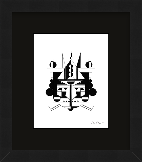 "Black Cruiser" Framed Fine Art Print (Giclée)