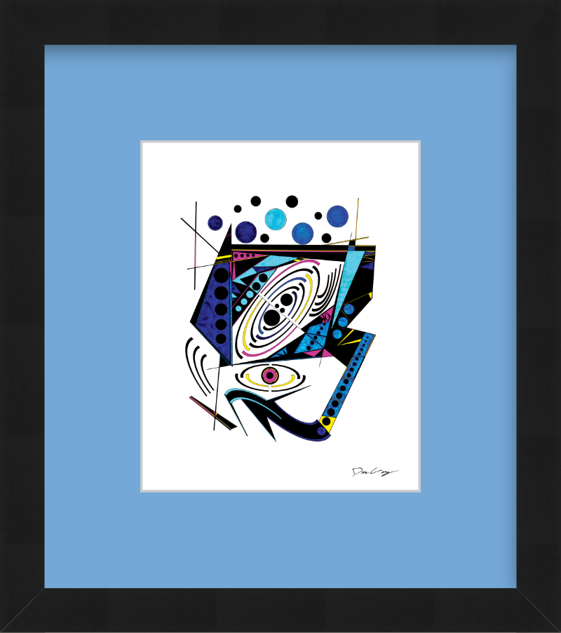 "90s Traffic" Framed Fine Art Print (Giclée)