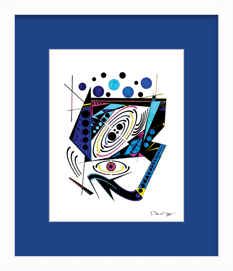 "90s Traffic" Framed Fine Art Print (Giclée)