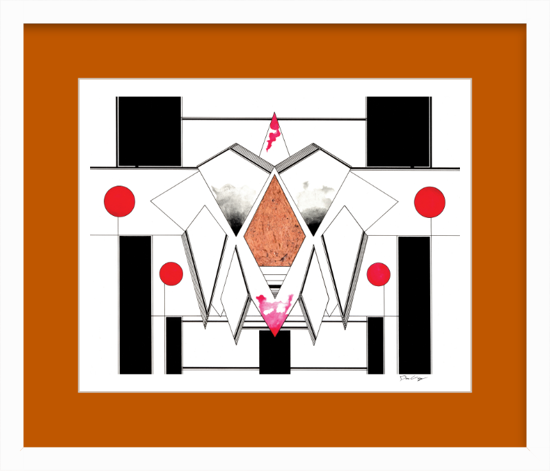 "Copper Heaven" Framed Fine Art Print (Giclée)