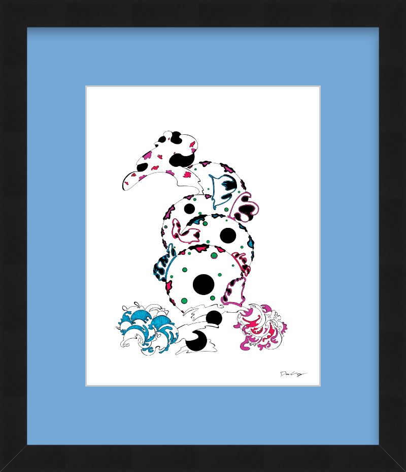 "Don't Be Koi" Framed Fine Art Print (Giclée)