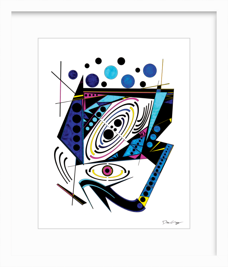 "90s Traffic" Framed Fine Art Print (Giclée)