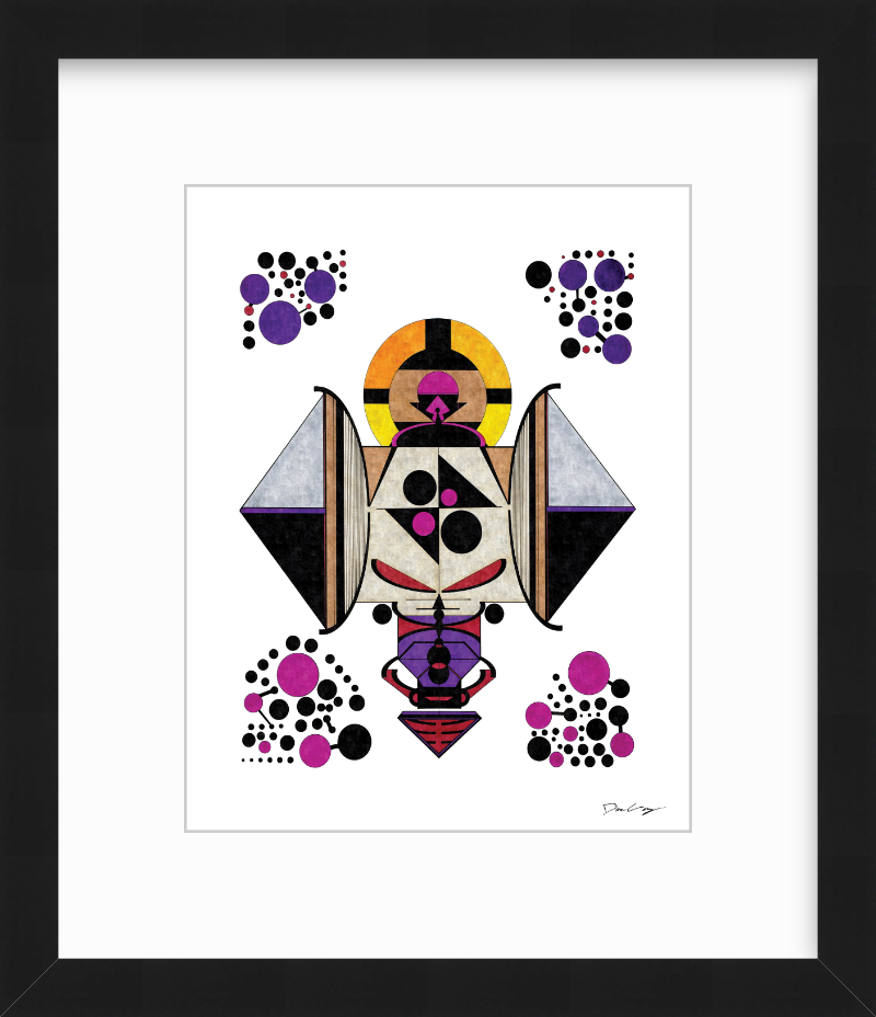 "Demon Shrine" Framed Fine Art Print (Giclée)