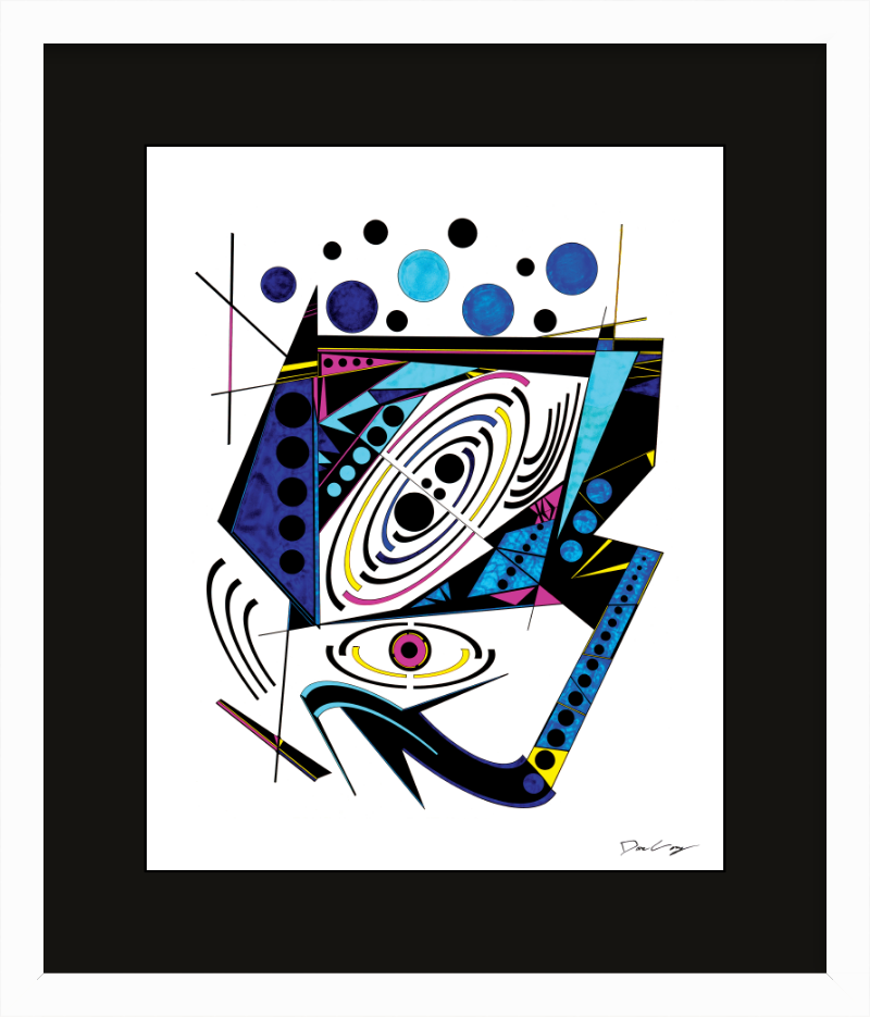 "90s Traffic" Framed Fine Art Print (Giclée)