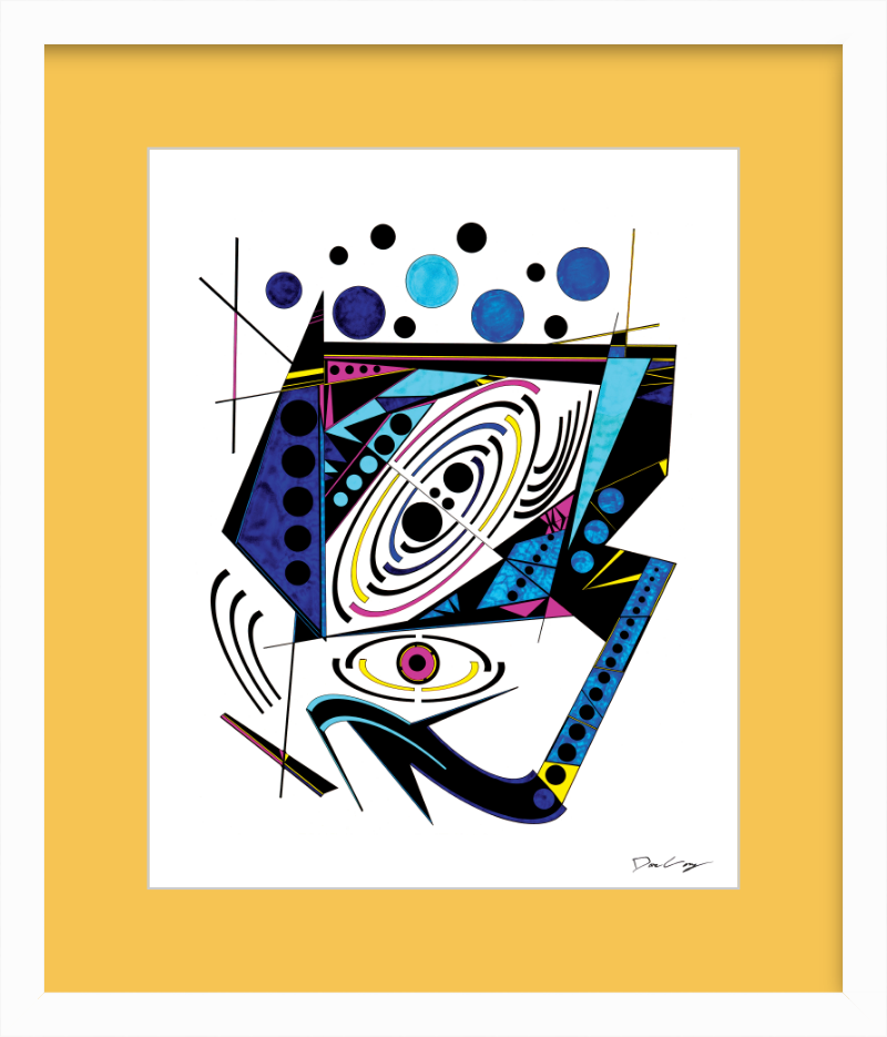 "90s Traffic" Framed Fine Art Print (Giclée)