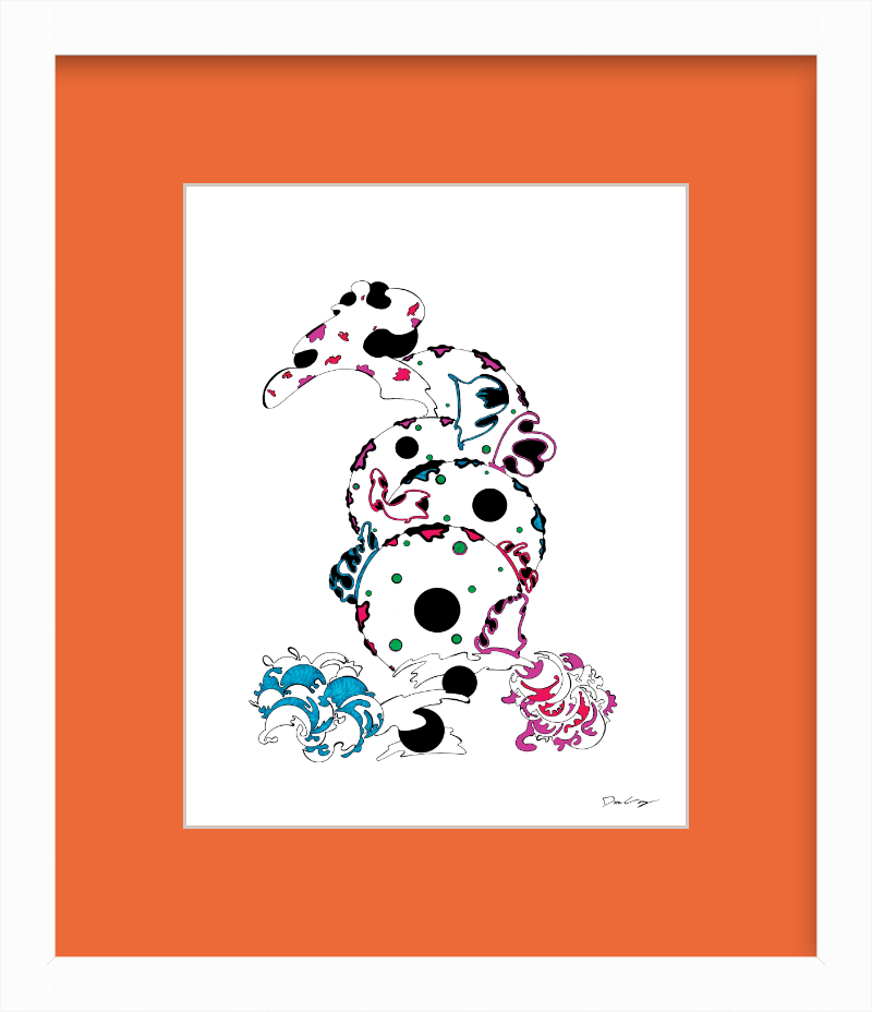 "Don't Be Koi" Framed Fine Art Print (Giclée)