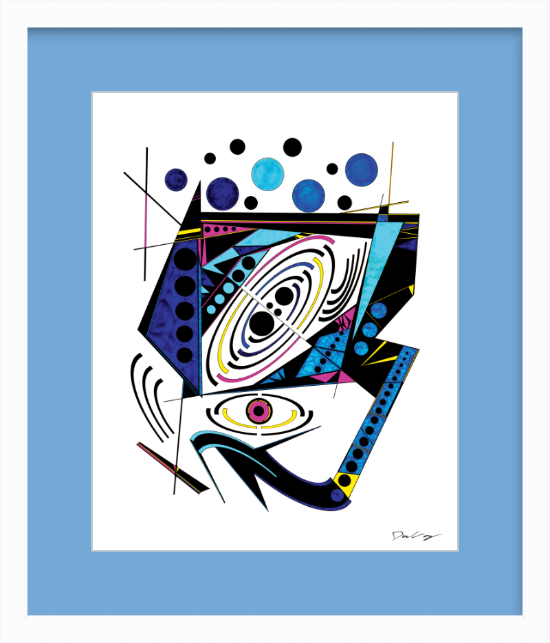 "90s Traffic" Framed Fine Art Print (Giclée)