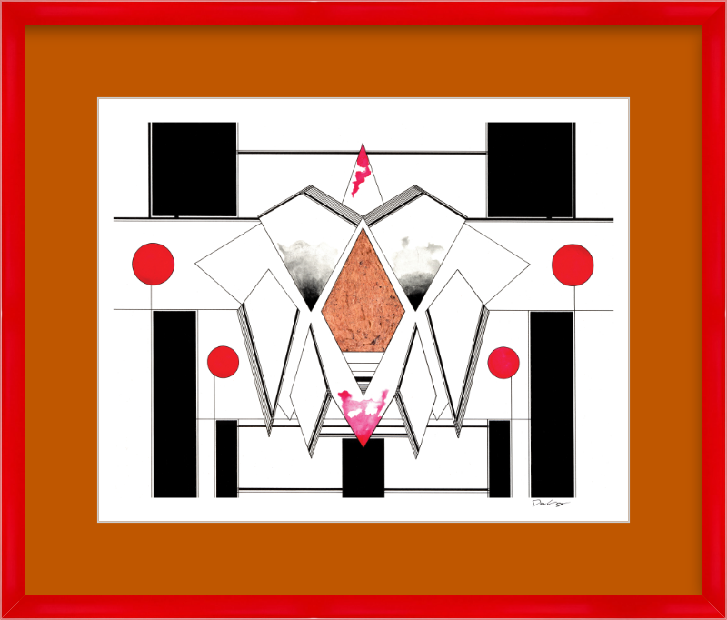 "Copper Heaven" Framed Fine Art Print (Giclée)