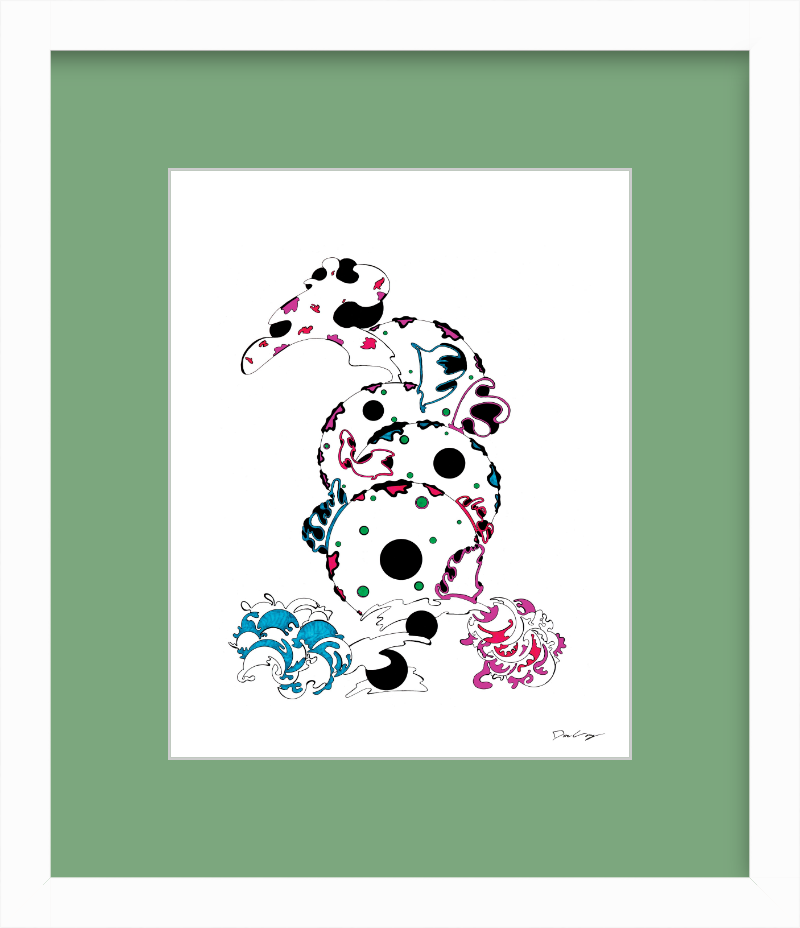 "Don't Be Koi" Framed Fine Art Print (Giclée)