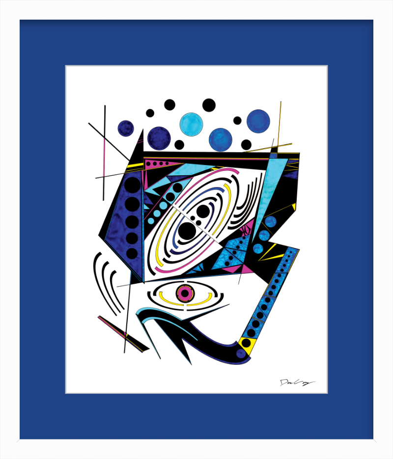 "90s Traffic" Framed Fine Art Print (Giclée)