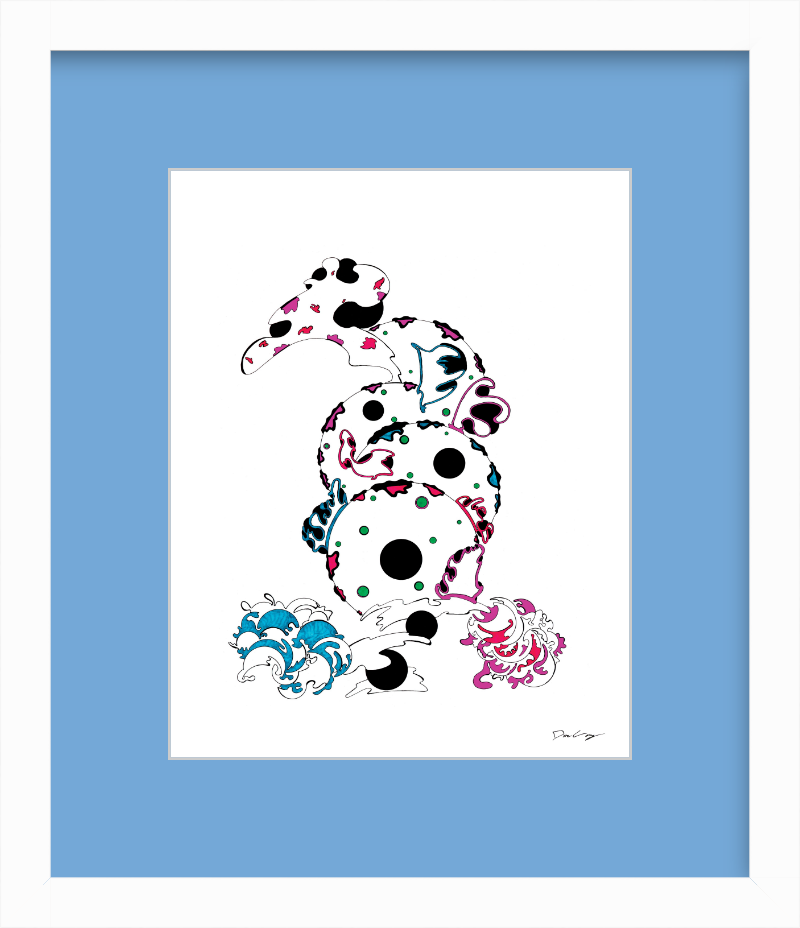 "Don't Be Koi" Framed Fine Art Print (Giclée)