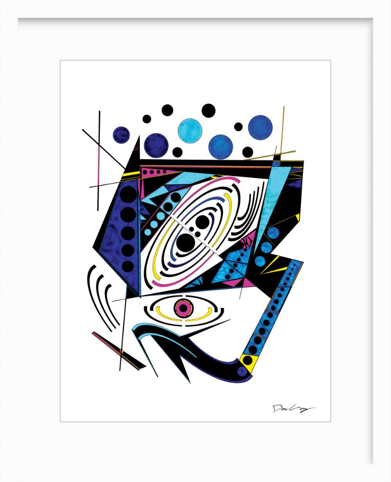 "90s Traffic" Framed Fine Art Print (Giclée)