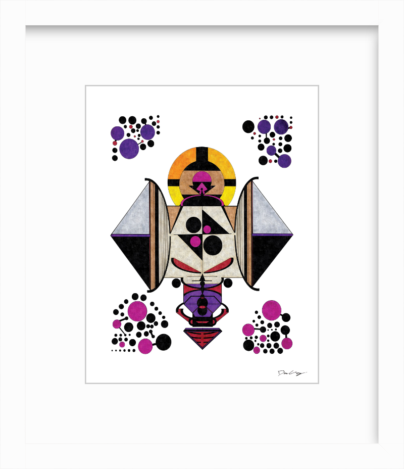 "Demon Shrine" Framed Fine Art Print (Giclée)