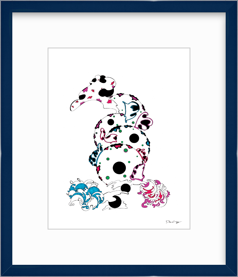 "Don't Be Koi" Framed Fine Art Print (Giclée)
