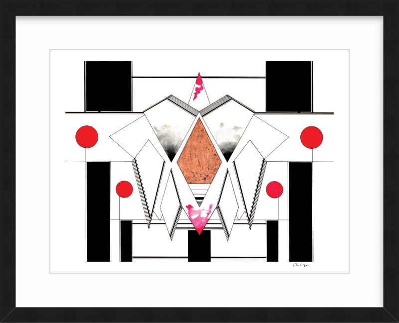 "Copper Heaven" Framed Fine Art Print (Giclée)