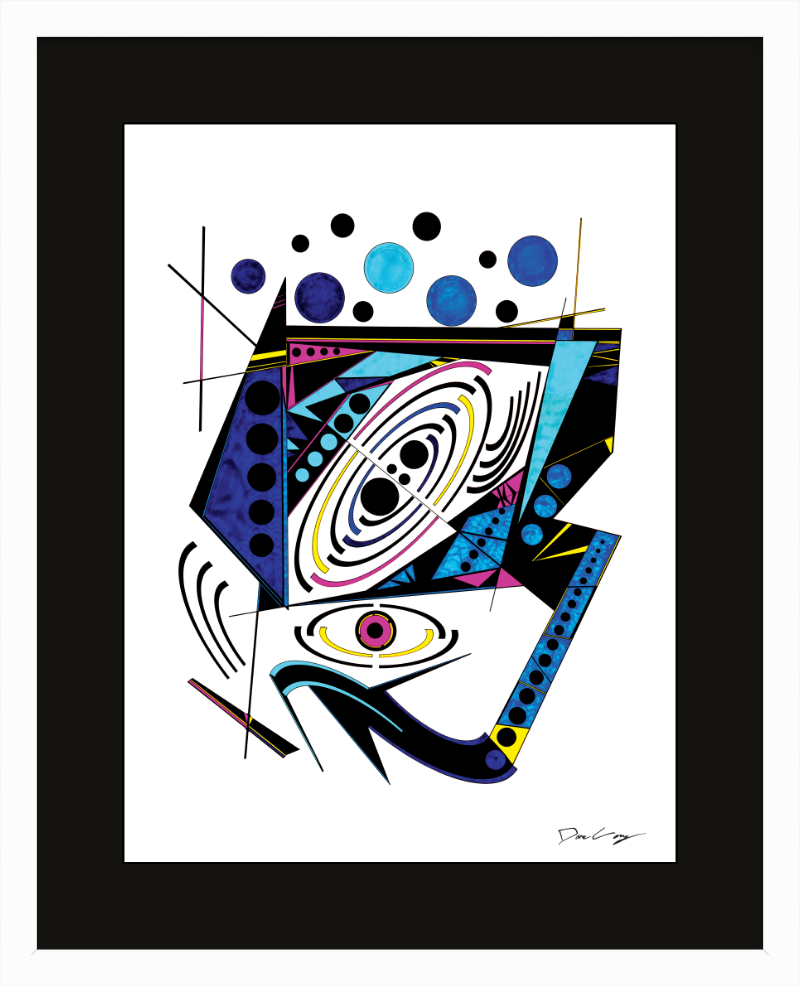 "90s Traffic" Framed Fine Art Print (Giclée)