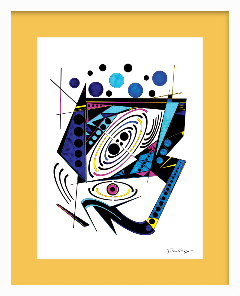 "90s Traffic" Framed Fine Art Print (Giclée)