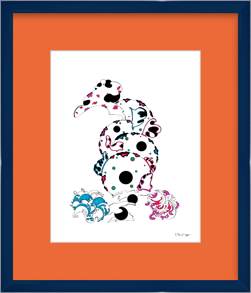 "Don't Be Koi" Framed Fine Art Print (Giclée)