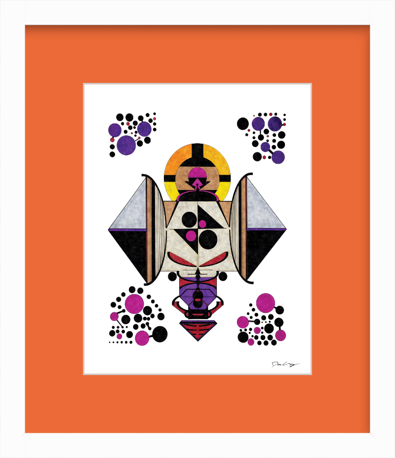 "Demon Shrine" Framed Fine Art Print (Giclée)