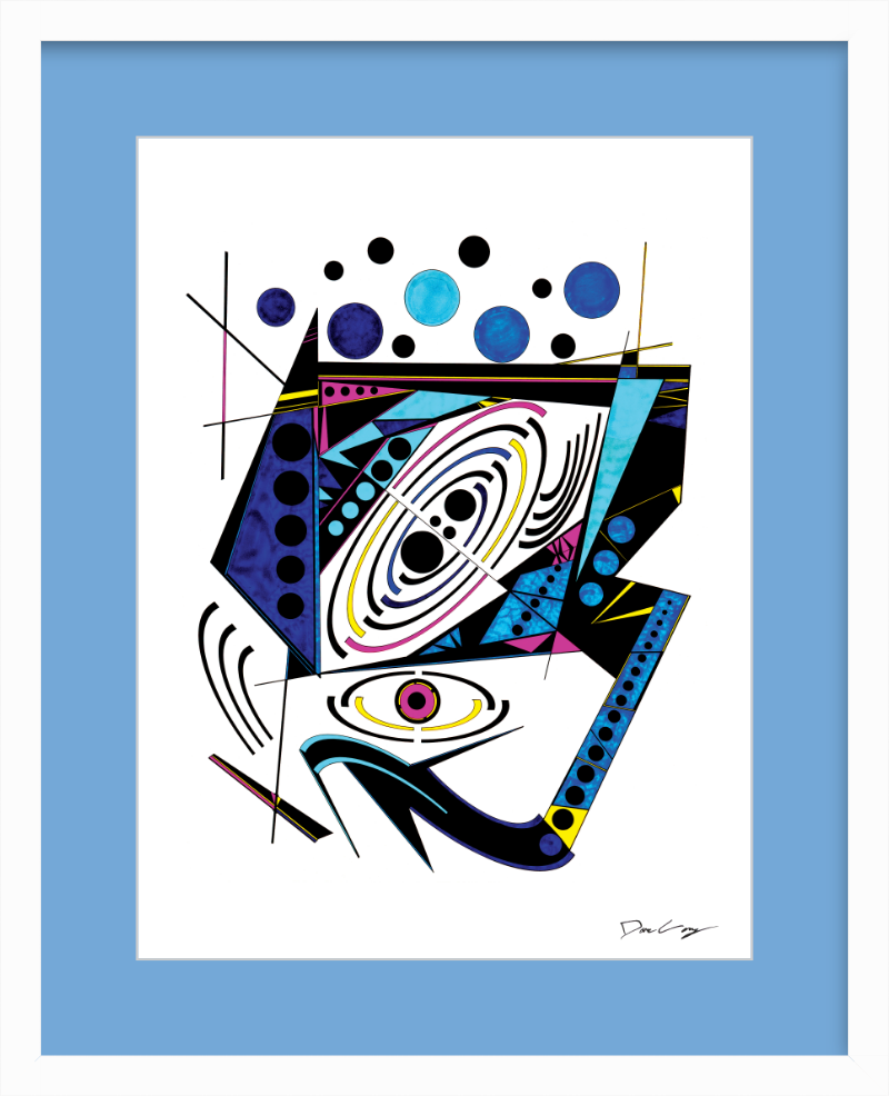 "90s Traffic" Framed Fine Art Print (Giclée)