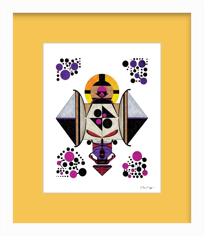 "Demon Shrine" Framed Fine Art Print (Giclée)