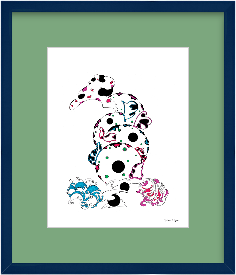 "Don't Be Koi" Framed Fine Art Print (Giclée)