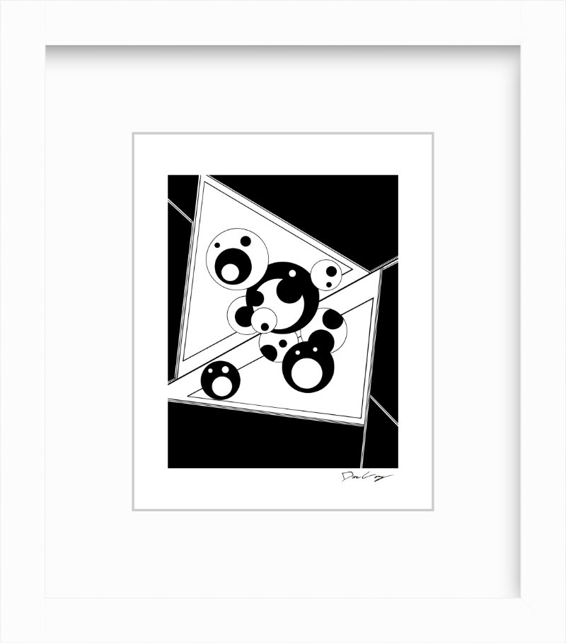 "Bubble Tape" Framed Fine Art Print (Giclée)