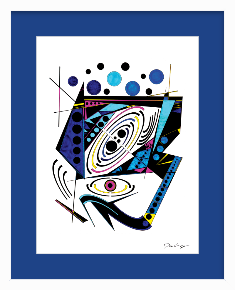 "90s Traffic" Framed Fine Art Print (Giclée)