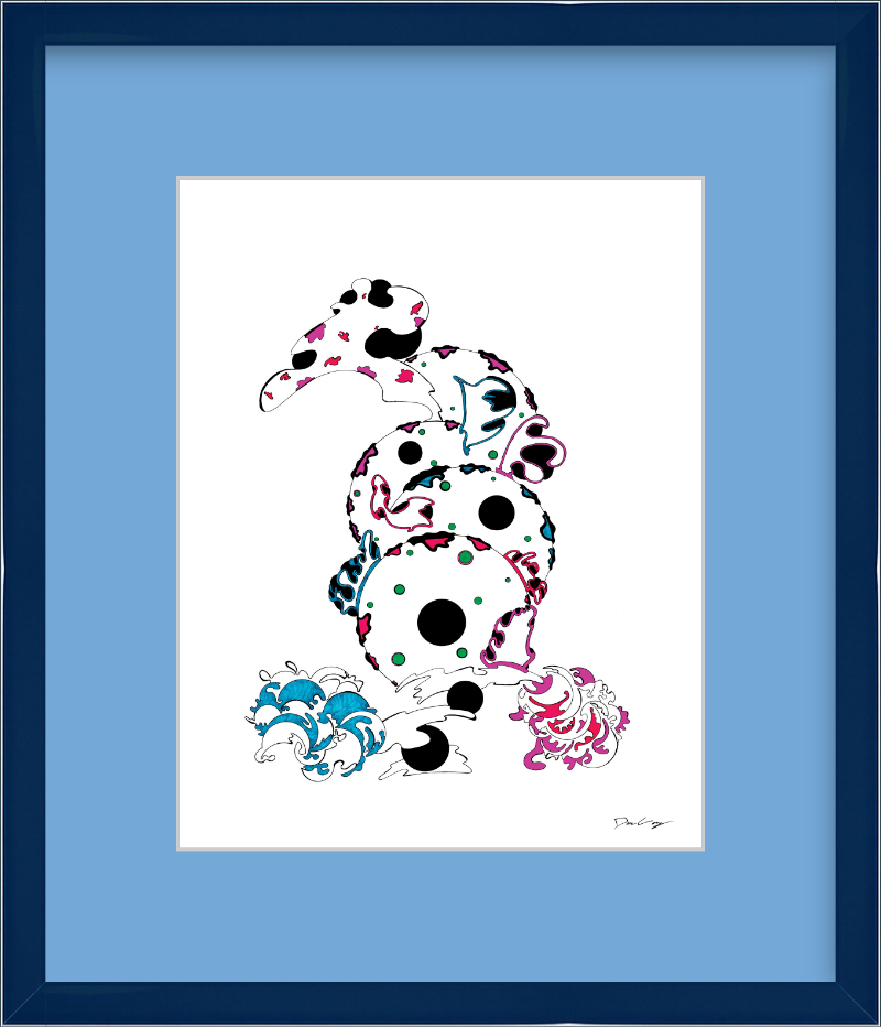 "Don't Be Koi" Framed Fine Art Print (Giclée)