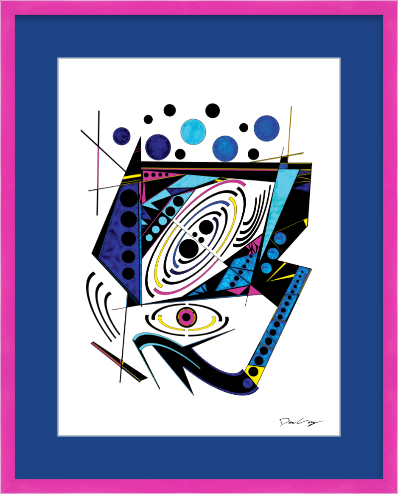 "90s Traffic" Framed Fine Art Print (Giclée)