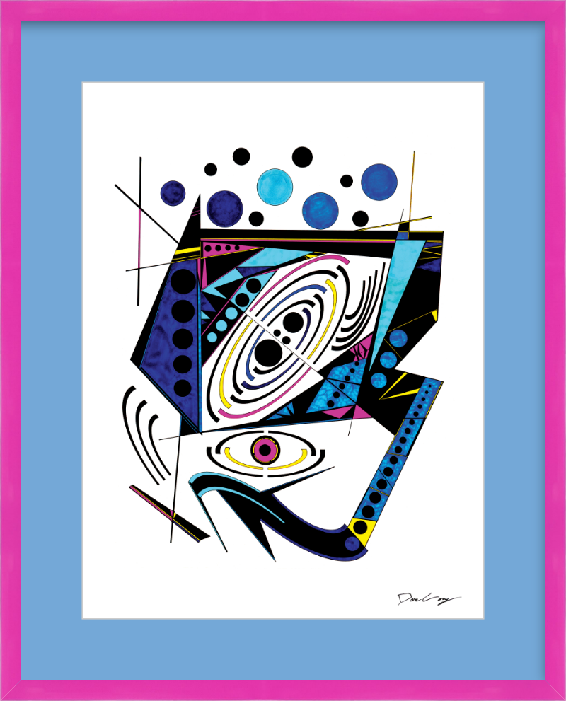 "90s Traffic" Framed Fine Art Print (Giclée)